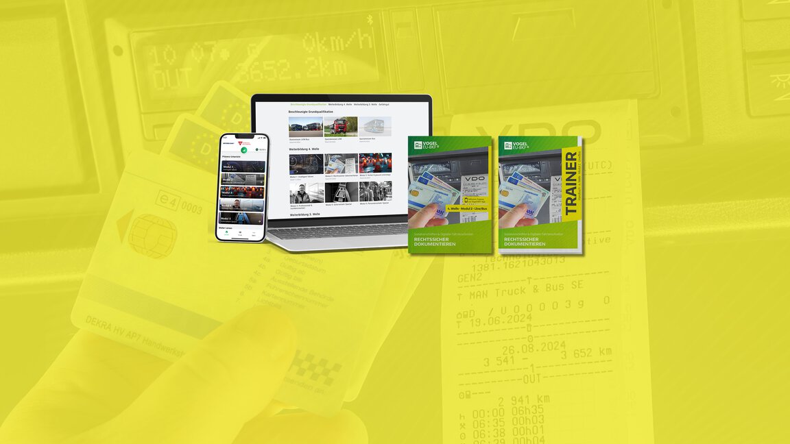 4. Welle Modul 2 - Rechtssicher dokumentieren 4. Welle Modul 2 "Rechtssicher dokumentieren" - Abbildung des Teilnehmerhefts, des Trainerhefts, der App sowie des Trainings am Desktop