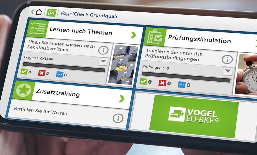 Smartphone mit VogelCheck