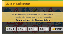 Screenshot von PC Professional. Reaktionstest