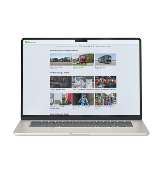 Laptop mit PC Professional Cloud Bildschirm