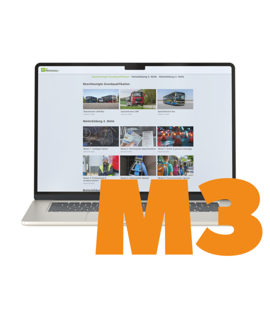 Laptop mit PC Professional M3