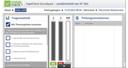 VogelCheck Grundqualifikation Lernfortschritt Lernfortschritt in der Berufskraftfahrer App VogelCheck Grundqualifikation