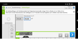 VogelCheck Zusatztraining Zahlenfragen Zahlenfrage im Zusatztraining in der Berufskraftfahrer App VogelCheck