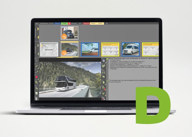 PC Professional Klasse D in Laptop Screen