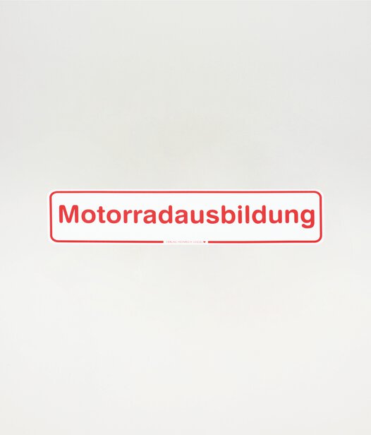 37862_Magnetschild Motorradausbildung 37862_Magnetschild Motorradausbildung