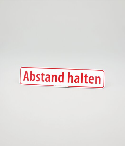 47865_Magnetschild Abstand halten 47865_Magnetschild Abstand halten