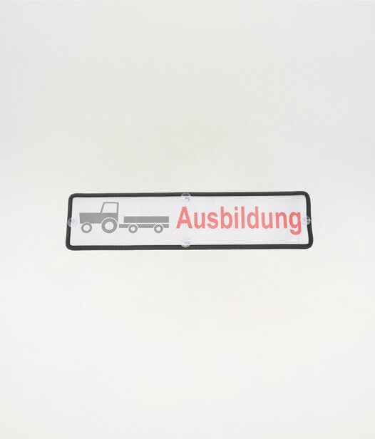 47868_Heckscheibenschild Lochfolie T-Ausbildung 47868_Heckscheibenschild Lochfolie T-Ausbildung
