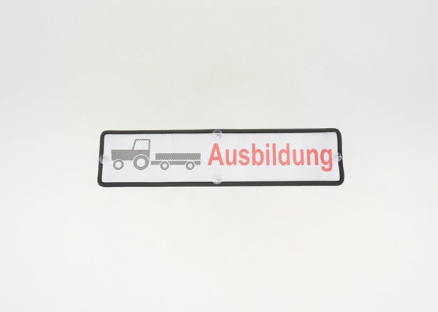 47868_Heckscheibenschild Lochfolie T-Ausbildung