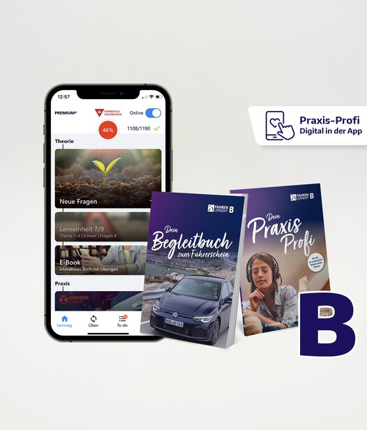 Fahren Lernen Max PREMIUM - Klasse B mit dem Praxis-Profi und dem Begleitbuch für Klasse B