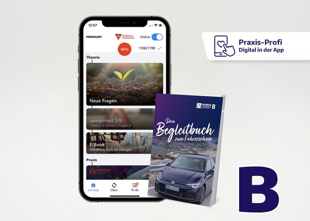 Fahren Lernen Max PREMIUM - Klasse B mit dem Begleitbuch für Klasse B